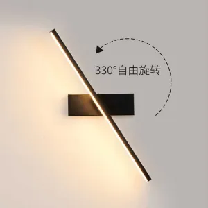 مصباح جداري داخلي LED مودرن 6 وات 330 قابل . Modern 6W 330 Rotatable LED Indoor Wall Lamp with