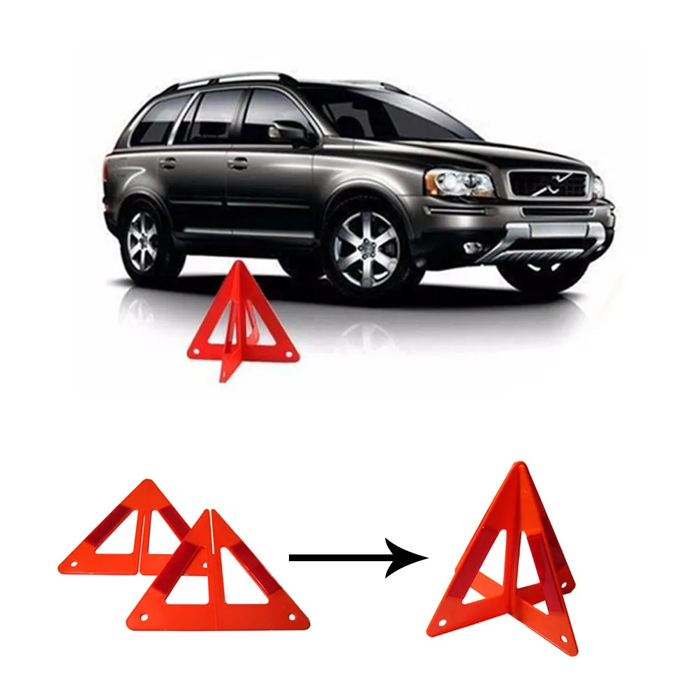 1 Emergency Warning Triangle Auto Car Breakdown Red Reflective Safety Road Sign