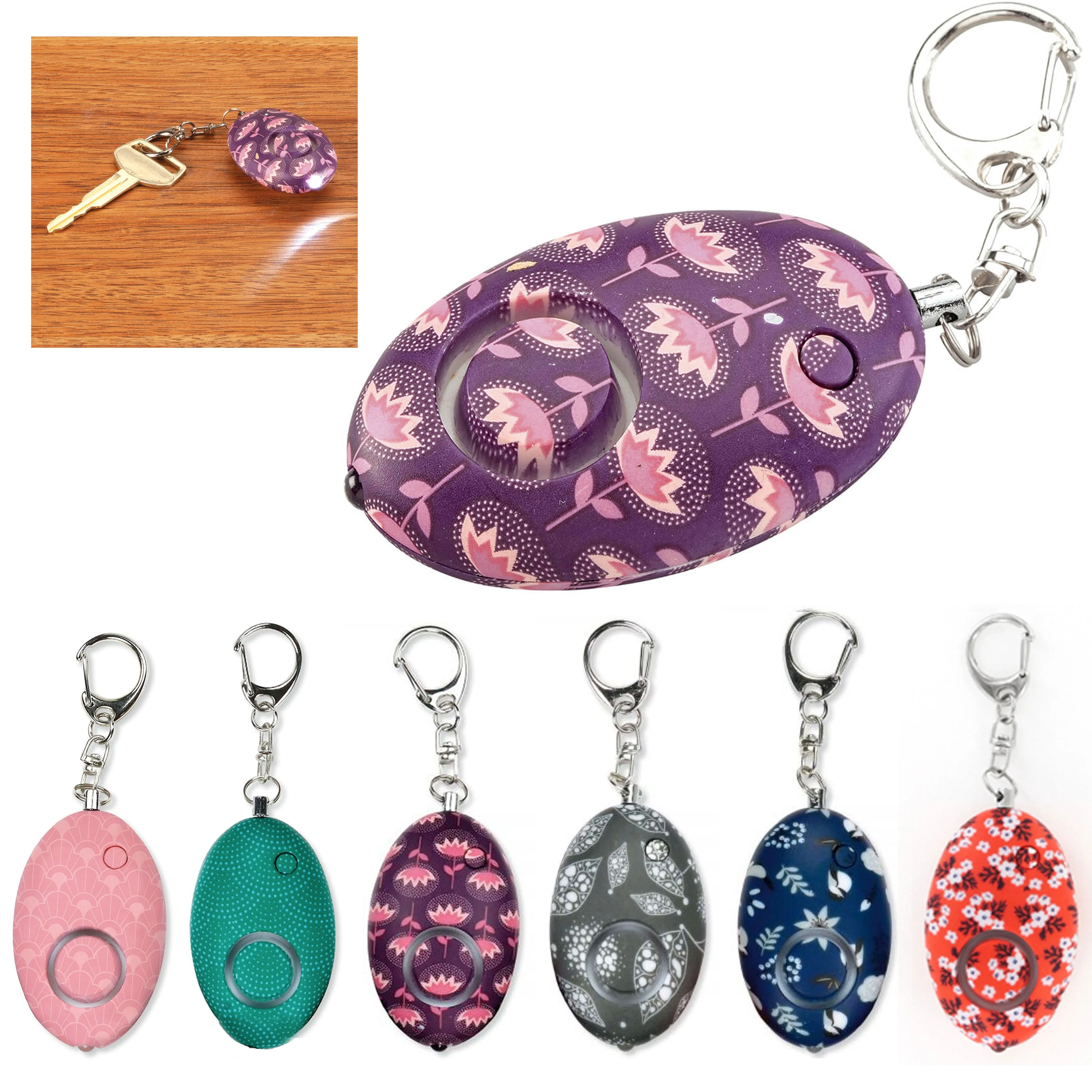 1 Safe Sound Personal Alarm Keychain Portable Emergency System SOS Distress Call