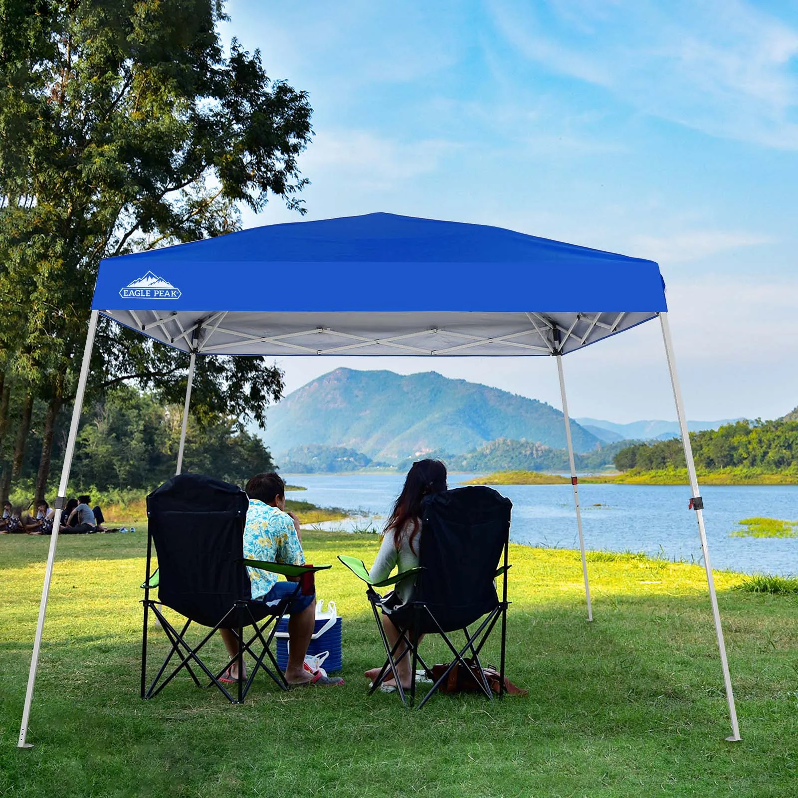 10x10 Slant Leg Up Canopy, 8x8 Top 10x10 Base
