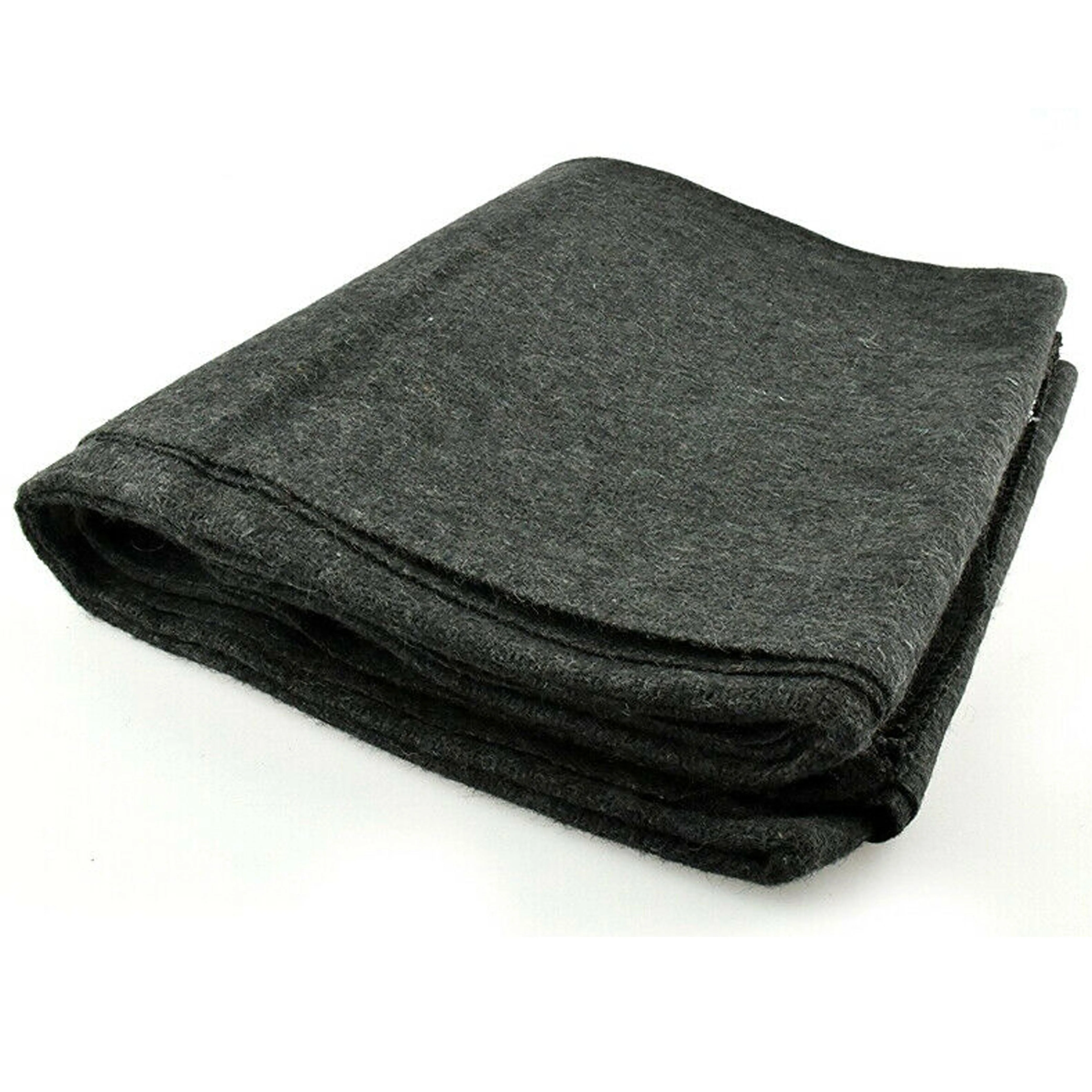 2 Pc Large 2lb Wool Blanket Outdoor Warm Military Emergency Survival Camping 80"
