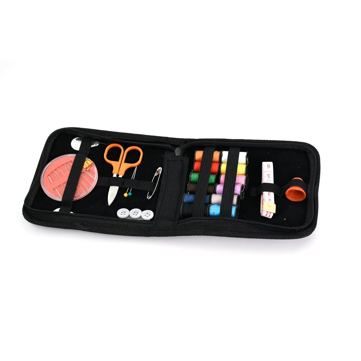 33Pc Purse Sewing Set For Carrying Various Sewing Items And Stuffs In It.