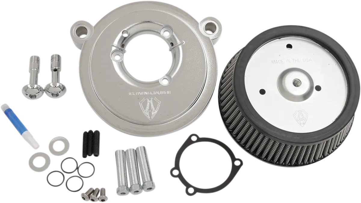 ARLEN NESS Synthetic Stage-1 Air Cleaner - Chrome - Evolution 50-516