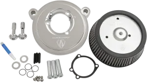 ARLEN NESS Synthetic Stage-1 Air Cleaner - Chrome - Evolution 50-516