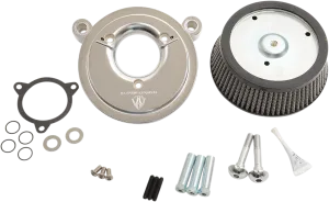 ARLEN NESS Synthetic Stage-1 Air Cleaner - Chrome - FLH 50-514