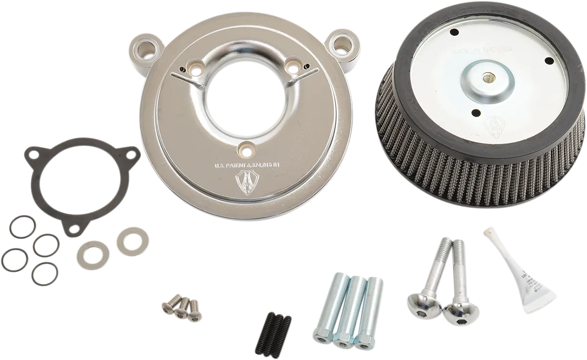 ARLEN NESS Synthetic Stage-1 Air Cleaner - Chrome - FLH 50-514