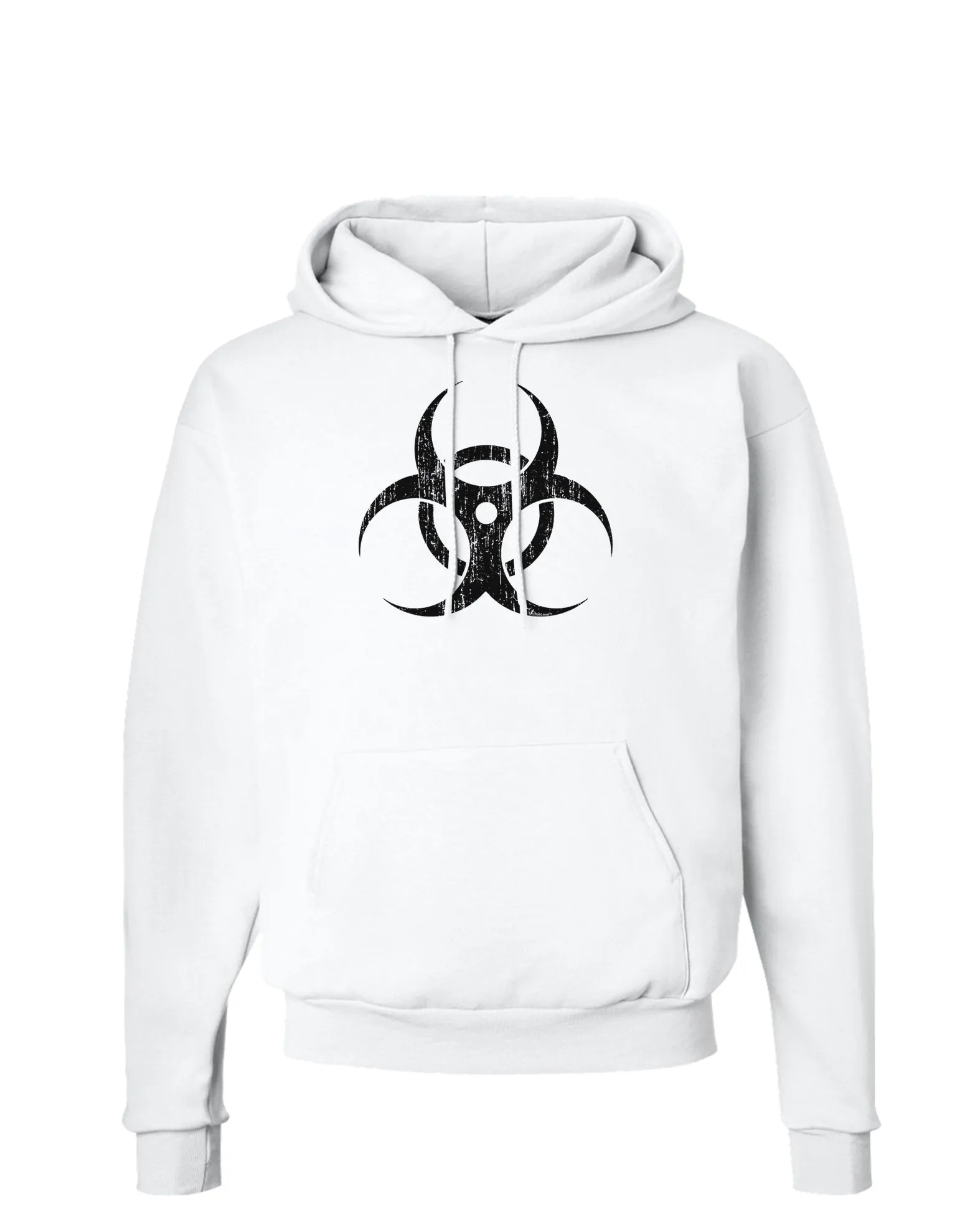 Biohazard Symbol -  Vintage Apocalypse Hoodie Sweatshirt