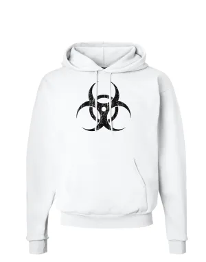 Biohazard Symbol -  Vintage Apocalypse Hoodie Sweatshirt