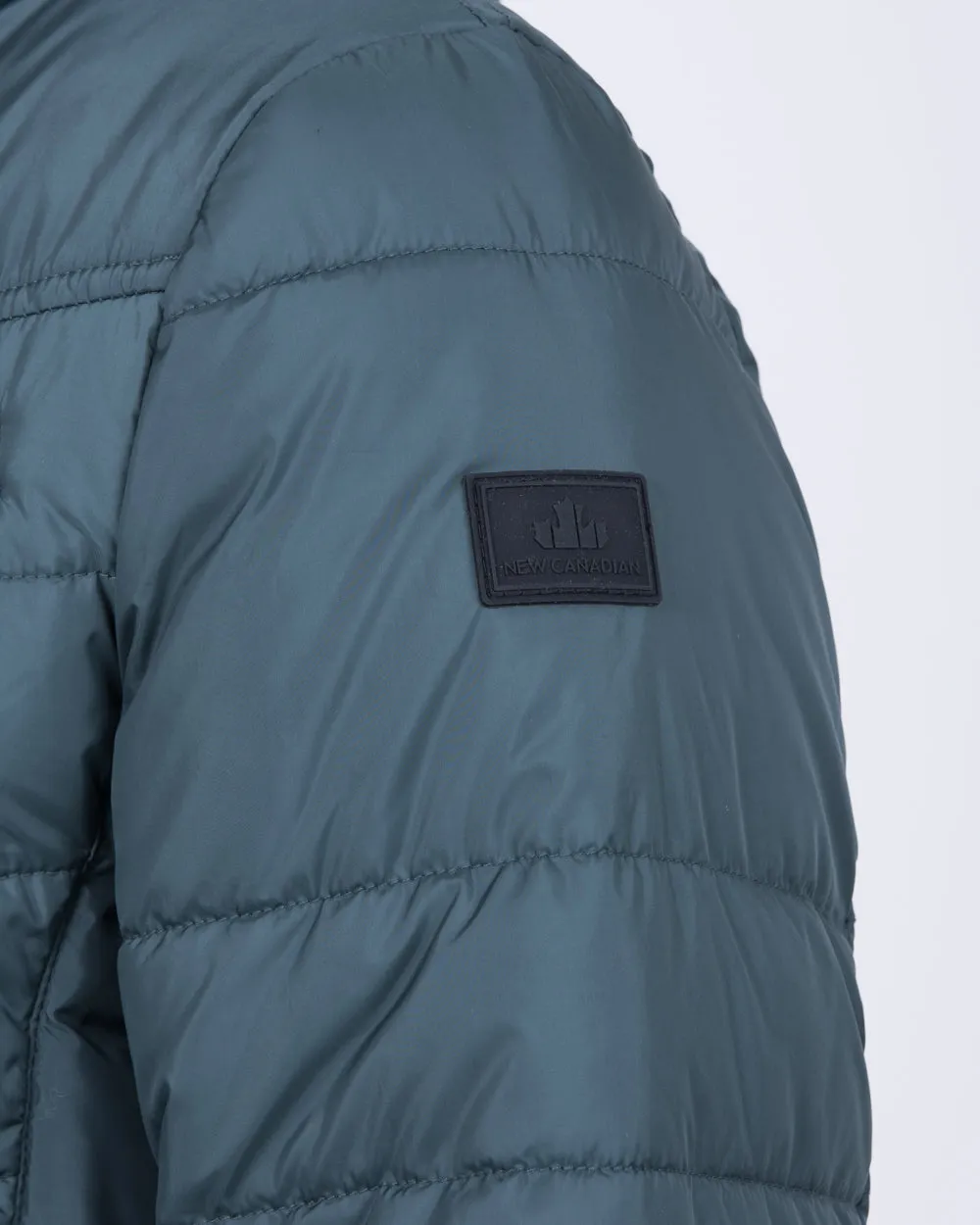 Cabano Tall Lightweight Puffer Jacket (bottle green)