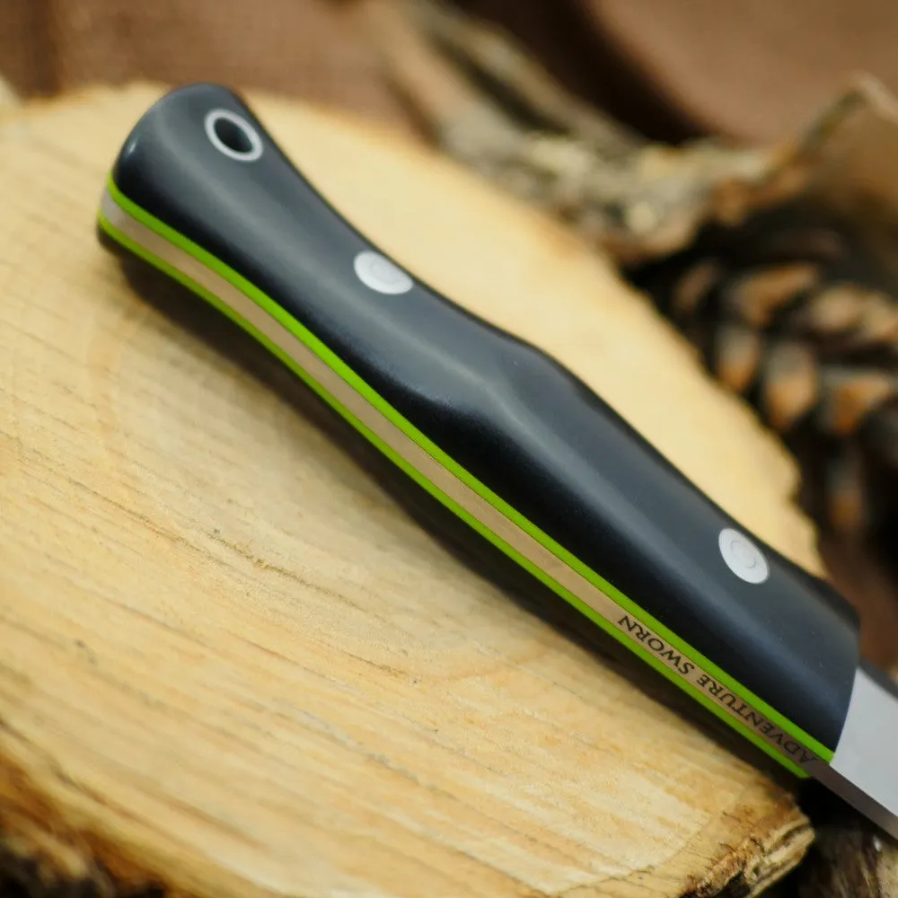 CPM 3V Explorer: Black Richlite & Toxic Green G10