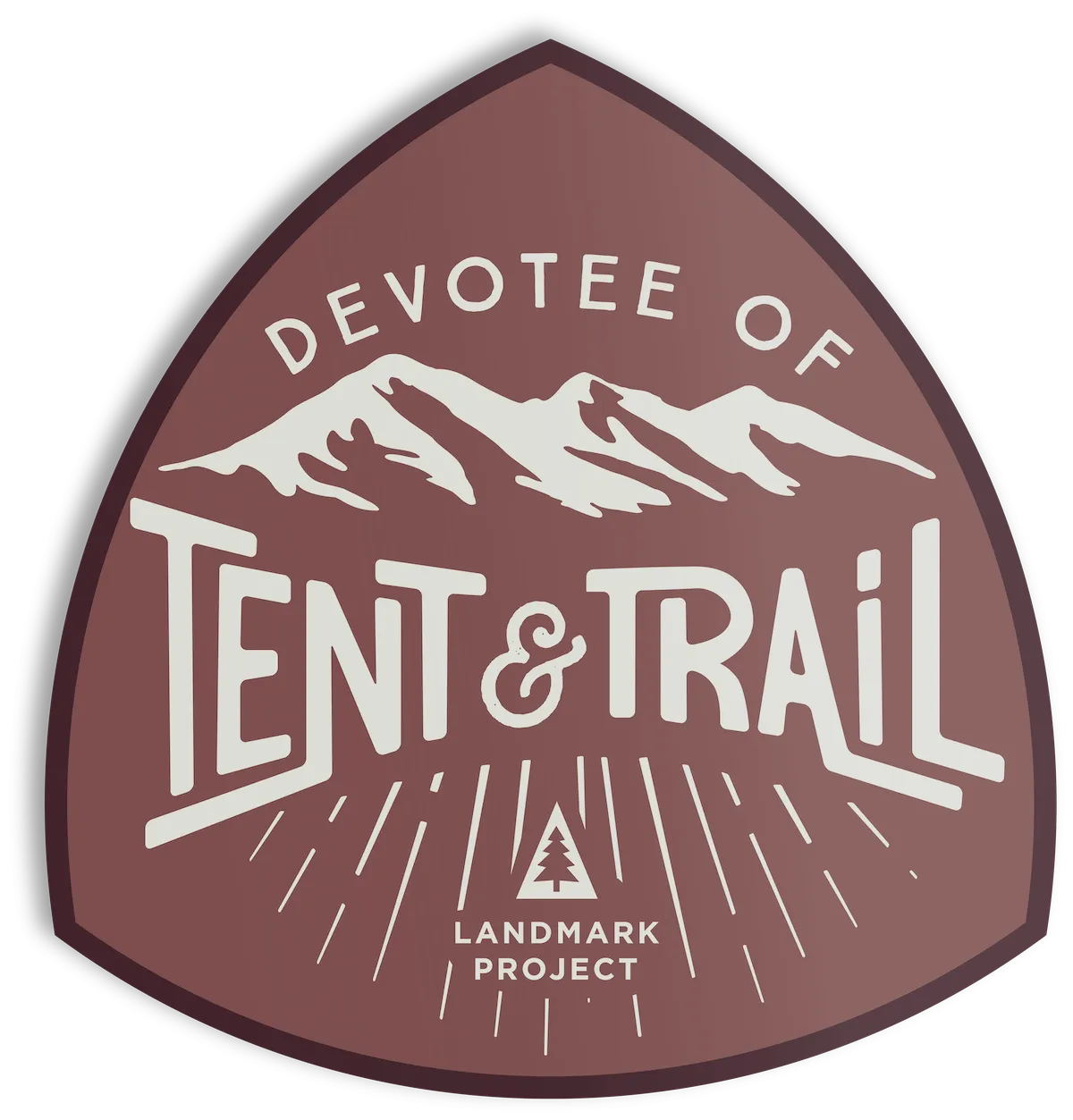 Devotee of Tent & Trail Sticker
