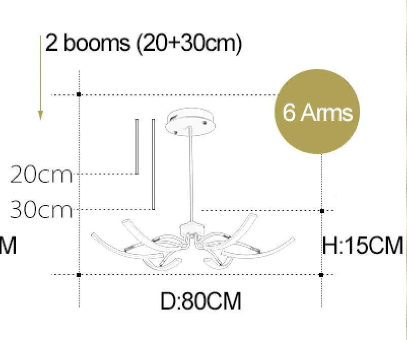 Finished Modern Led Ceiling Lights  Adjustable Led Ceiling Lamp