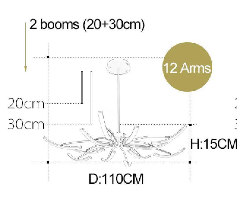 Finished Modern Led Ceiling Lights  Adjustable Led Ceiling Lamp