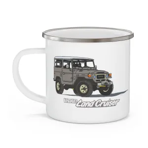FJ40 Land Cruiser Enamel Camping Mug - Reefmonkey Artist Brody Plourde