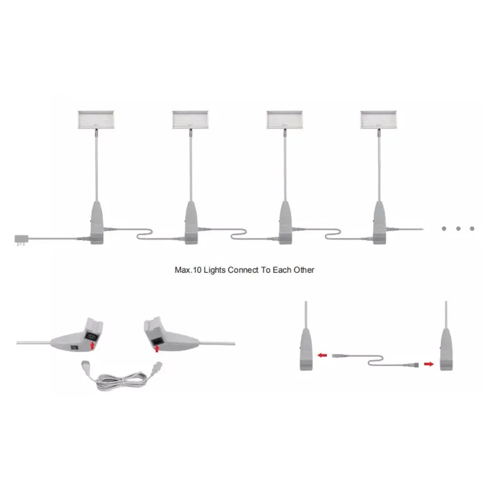 LED Linkable Display Arm Light