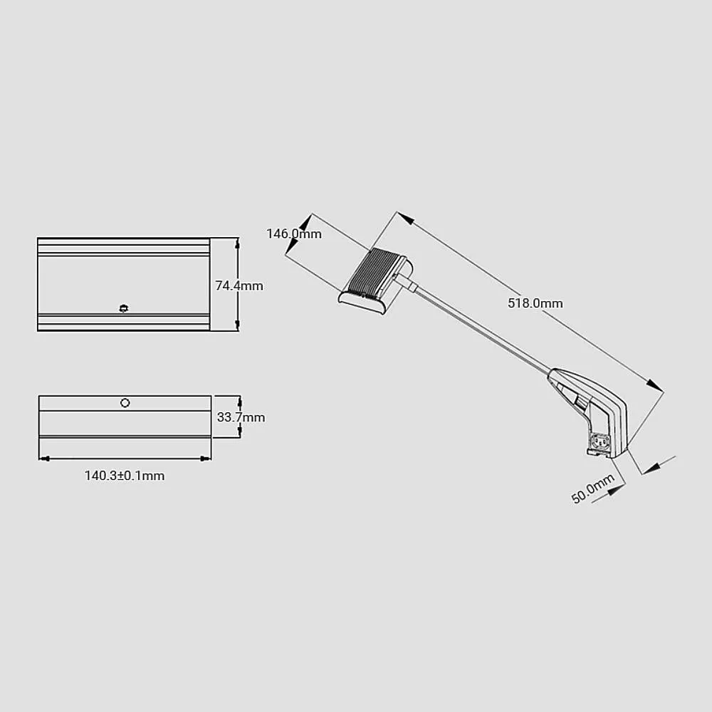 LED Linkable Display Arm Light