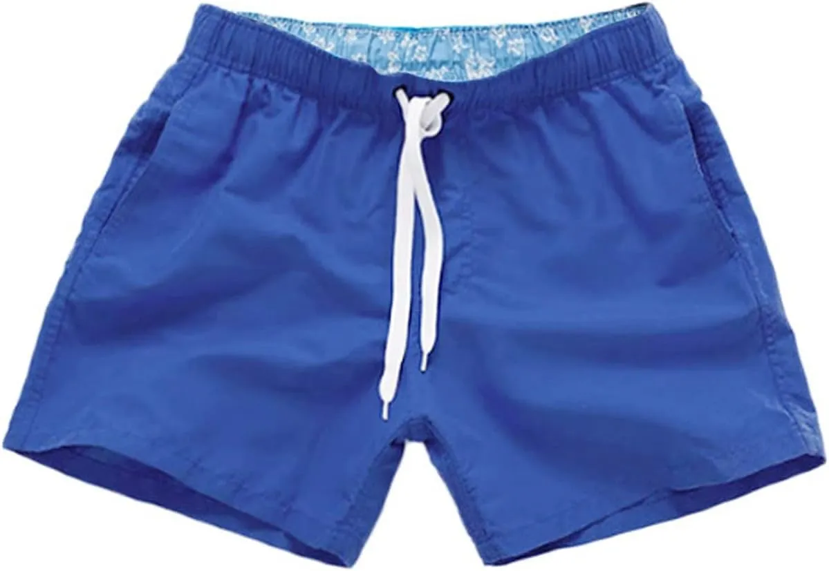Mens Board Shorts Plain Beach Dry Men's Pants Pants Workout Shorts Quarter Loose Men's Swimwear Hawaii Beach Shorts