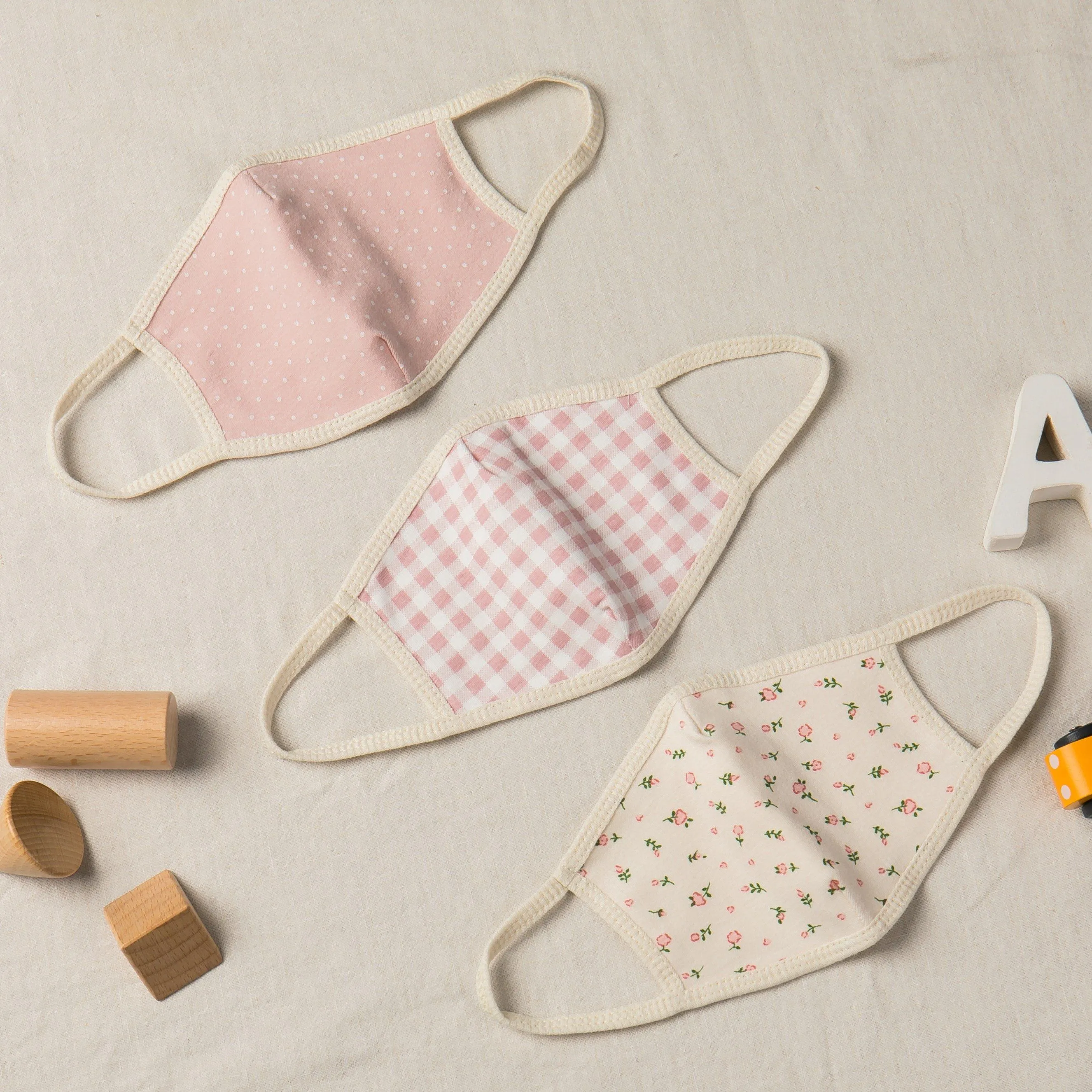 Mom   Me Floral Face Mask Set with Filter Pocket [Set of 3]