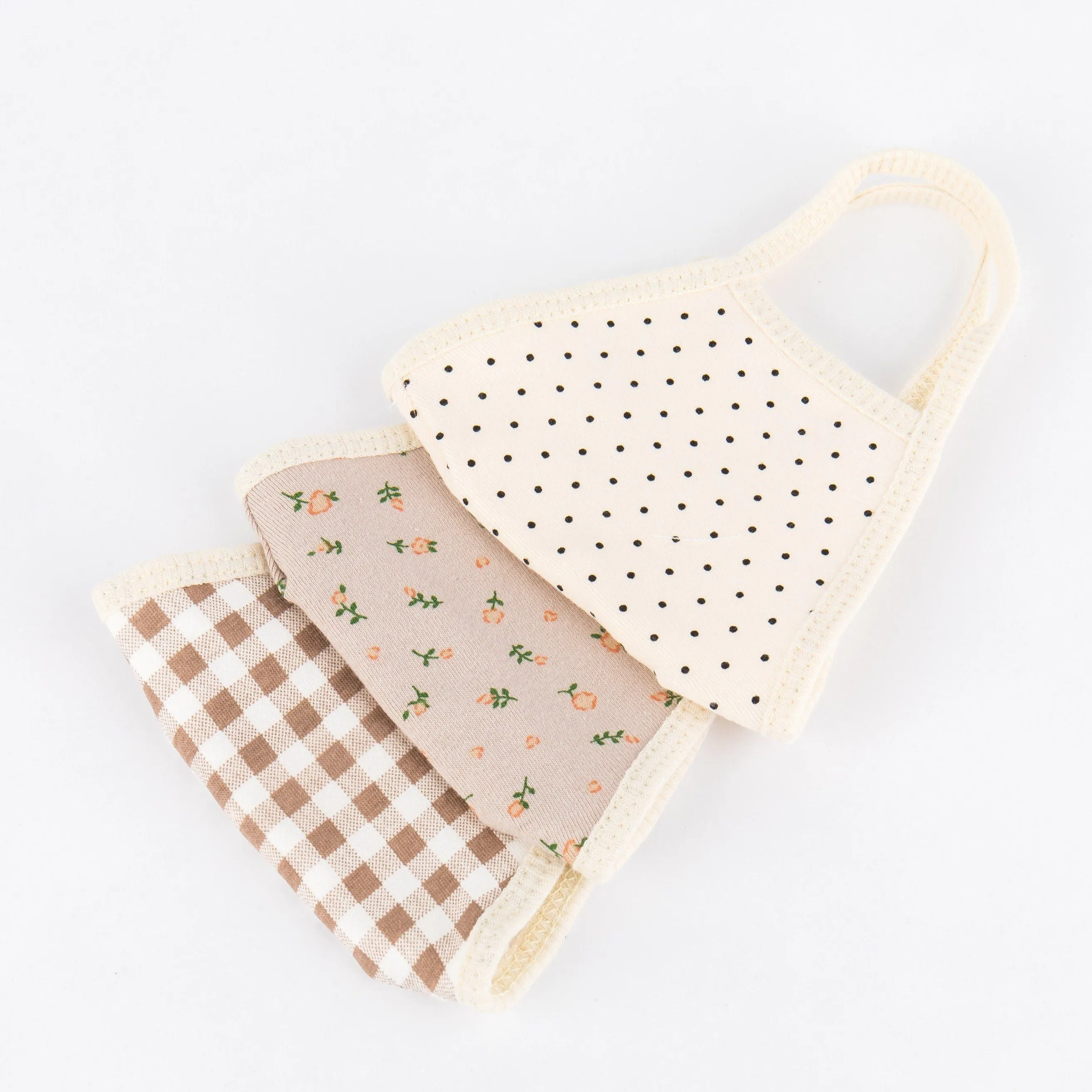 Mom   Me Floral Face Mask Set with Filter Pocket [Set of 3]