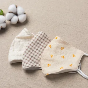 Mom   Me Summer Pattern Face Mask Set with Filter Pocket [Set of 3]