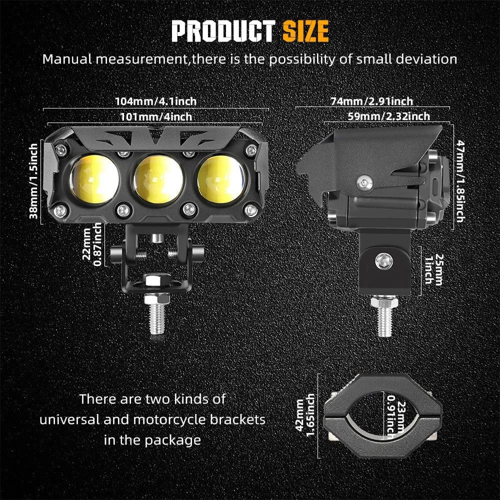 Motorcycle Driving Light LED Auxiliary Light (Free Shipping)