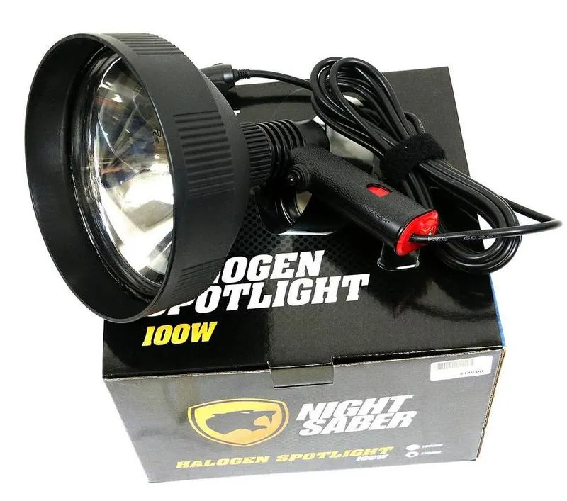 Night Saber Handheld 175mm Halogen 100w Spotlight