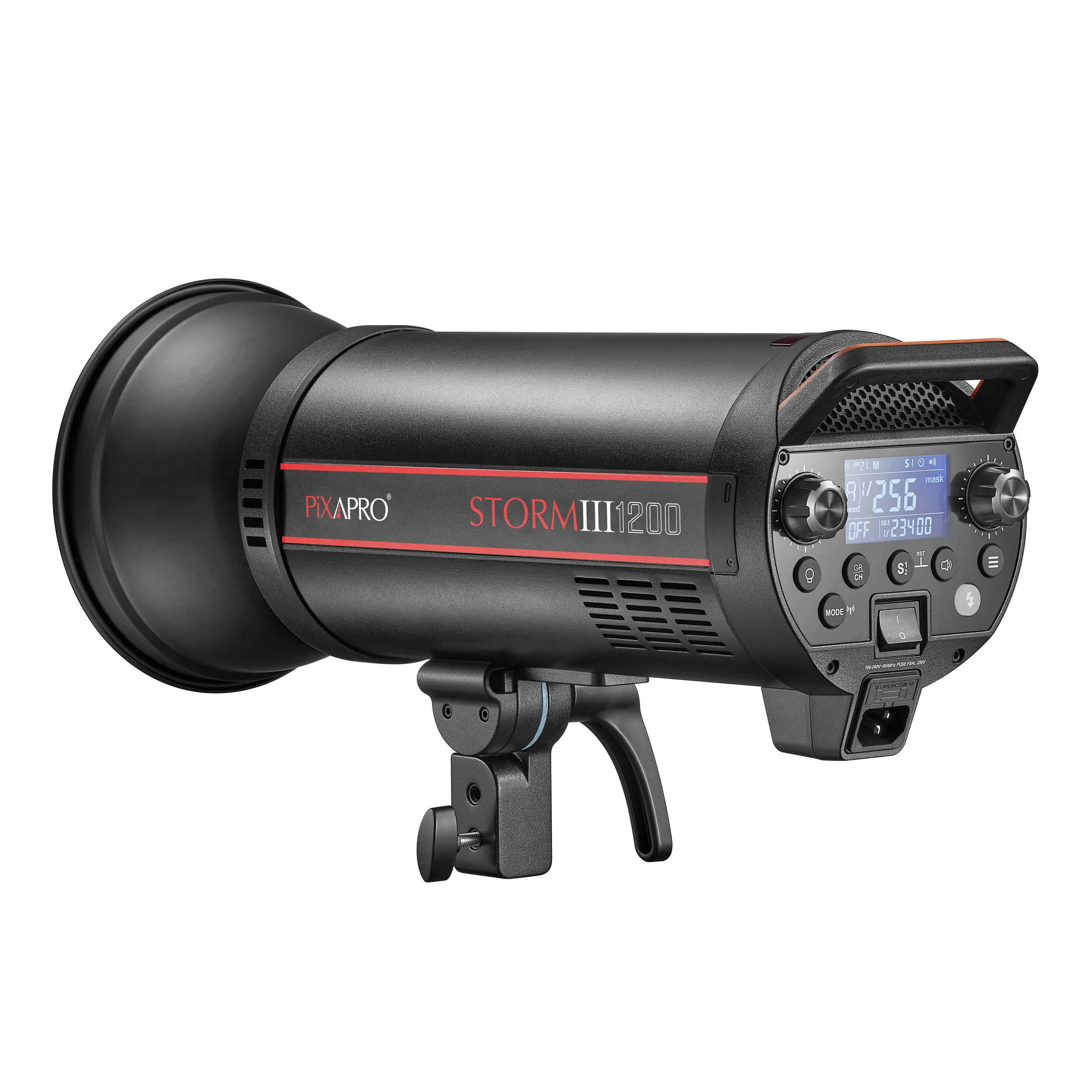 STORM1200III Studio Flash Photography Film Light Three-Boom Head Kit (QT1200 III)