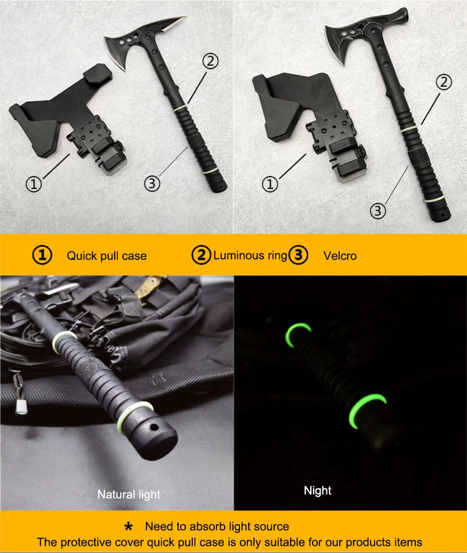 Upgraded! Hunting Emergency Equipment Supplies Edc Hatchets Axes Camping Self-defense Survival Kit First Aid Tool Military Tactical Gear
