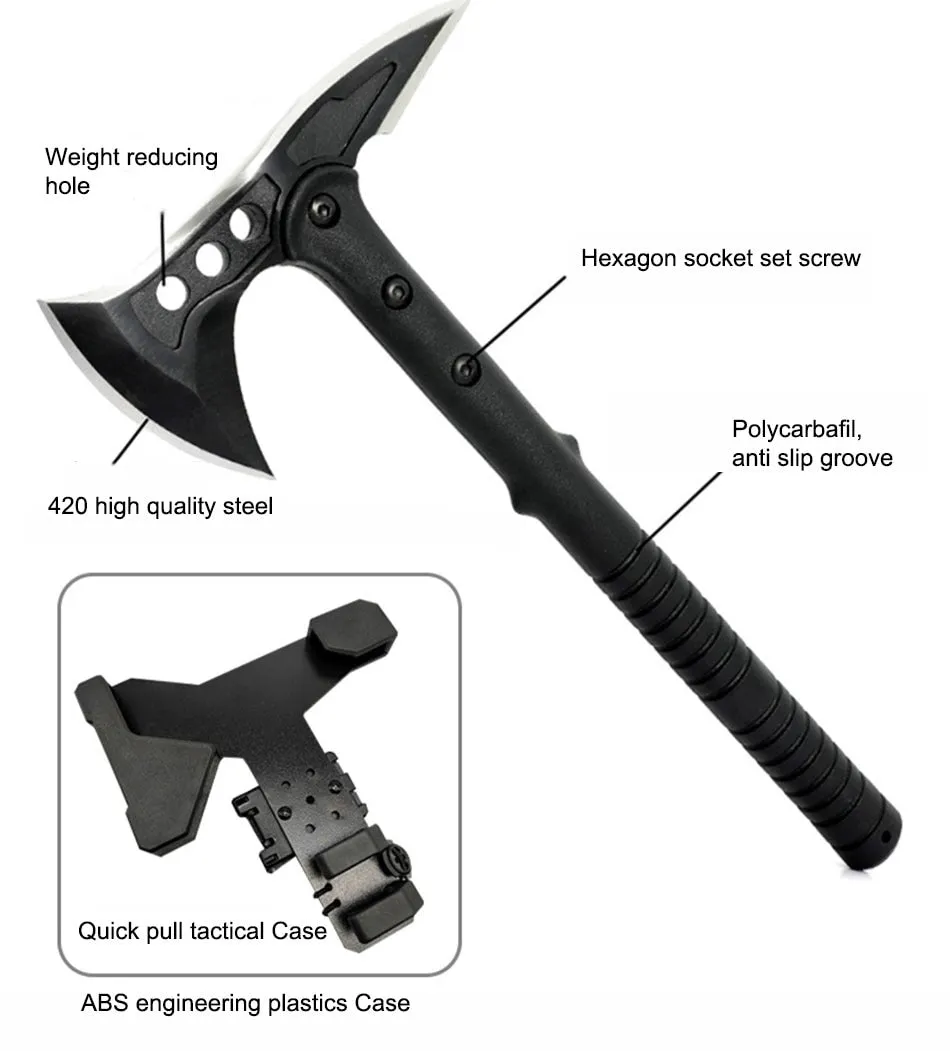 Upgraded! Hunting Emergency Equipment Supplies Edc Hatchets Axes Camping Self-defense Survival Kit First Aid Tool Military Tactical Gear
