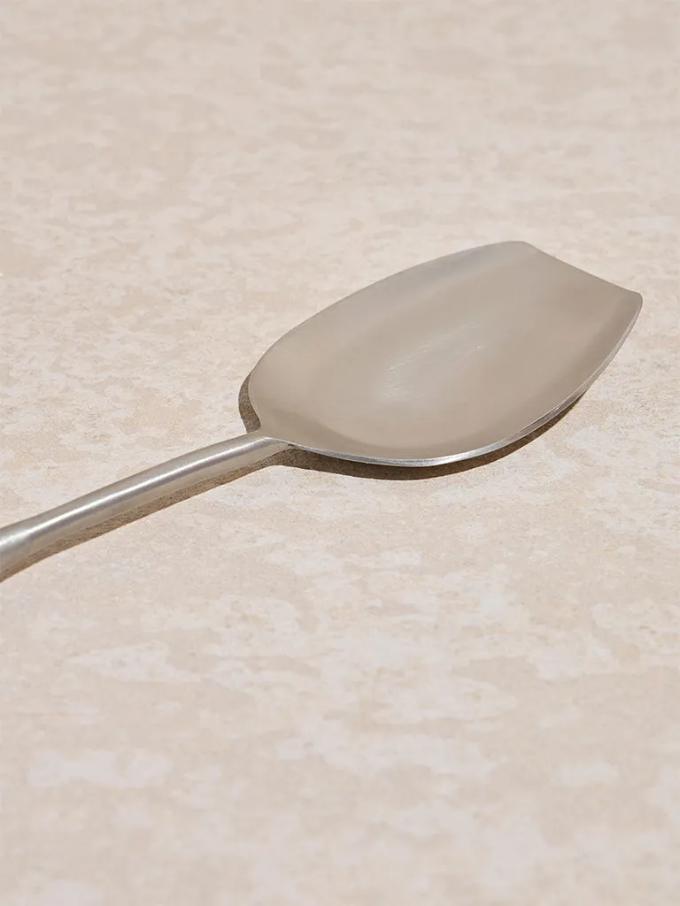 Westside Home Silver Spatula with Wooden Handle